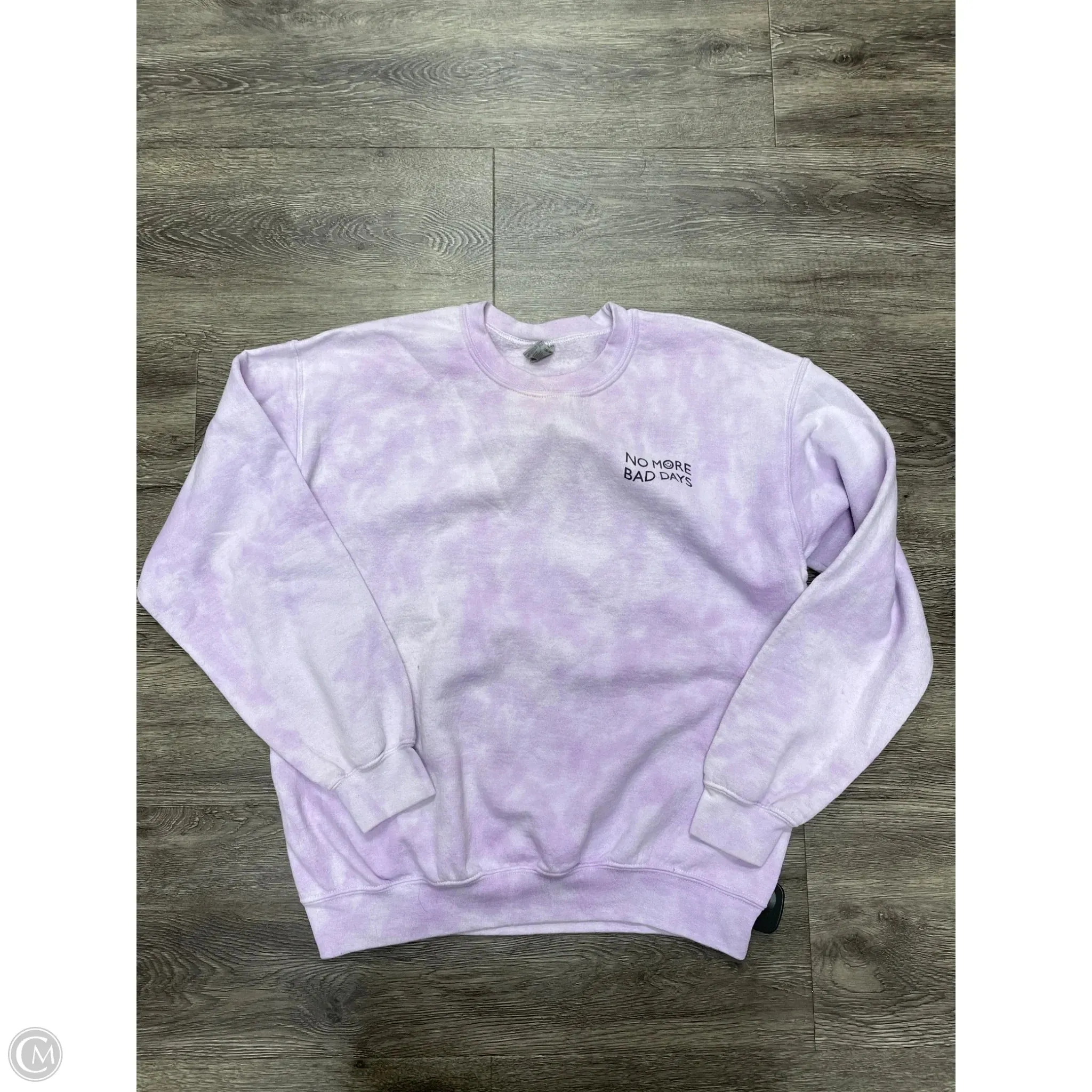 Star Light Simple Wear Sweatshirt Crewneck By Gildan In Tie Dye Print, Size: M