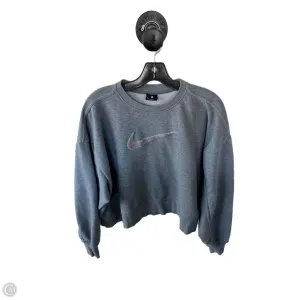 Sweatshirt Crewneck By Nike In Grey, Size: M Formal Attire