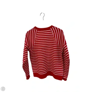 Magic Glow Basic Core Sweatshirt Crewneck By Cmf In Red & White, Size: M