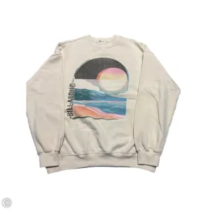 Sweatshirt Crewneck By Billabong In Cream, Size: Xs Soft Inner Lining Fire Glow