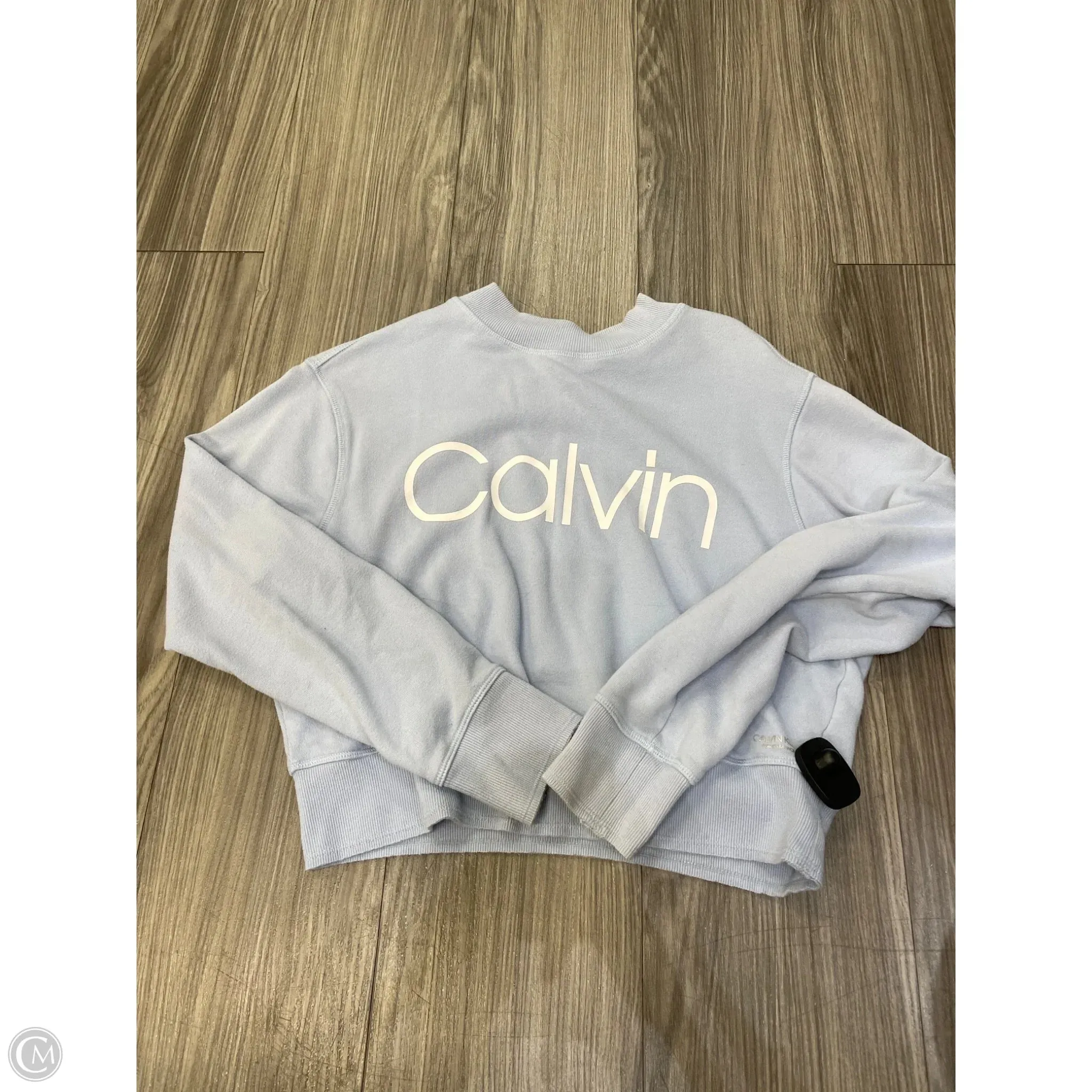 Easy Style Sweatshirt Crewneck By Calvin Klein In Purple, Size: S
