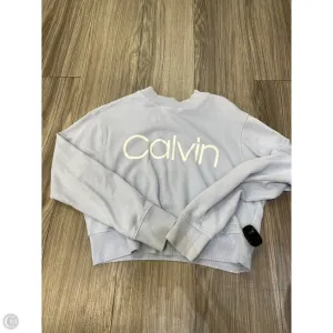 Easy Style Sweatshirt Crewneck By Calvin Klein In Purple, Size: S