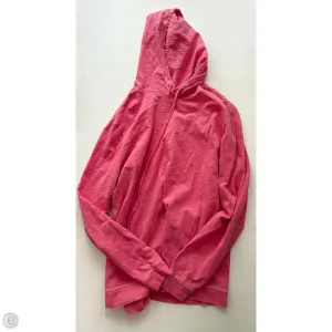 Casual Wear MultiPanelCut Sweatshirt Hoodie By Vineyard Vines In Red, Size: L