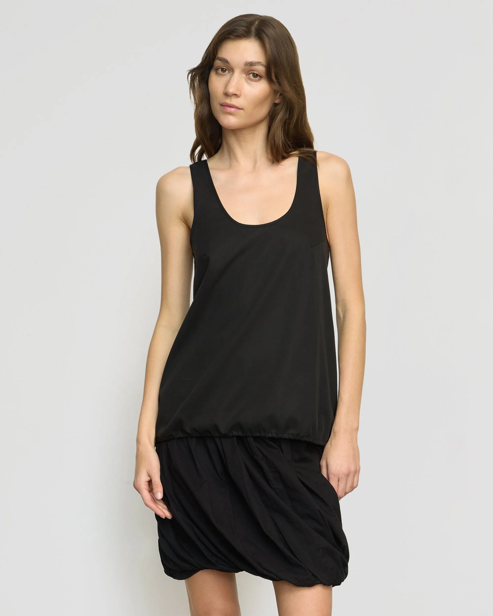 adults' Trendy Wearable Miller Drawstring-Hem Tencel-Blend Tank