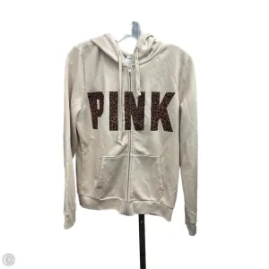 Sweatshirt Hoodie By Pink In Tan, Size: M Late Breeze