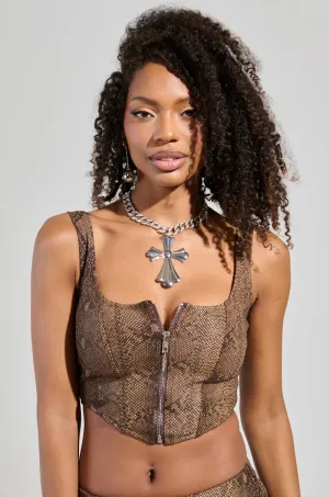 large - size wheels MOONLIGHT CORSET TOP