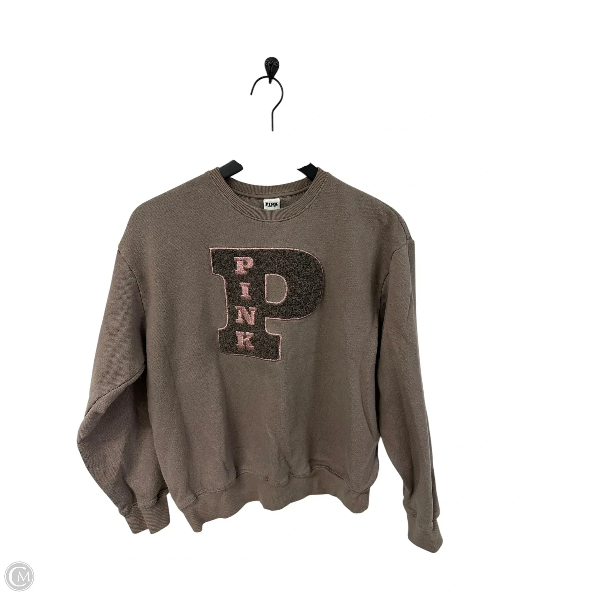 HypoallergenicFabric Sweatshirt Crewneck By Pink In Beige, Size: S
