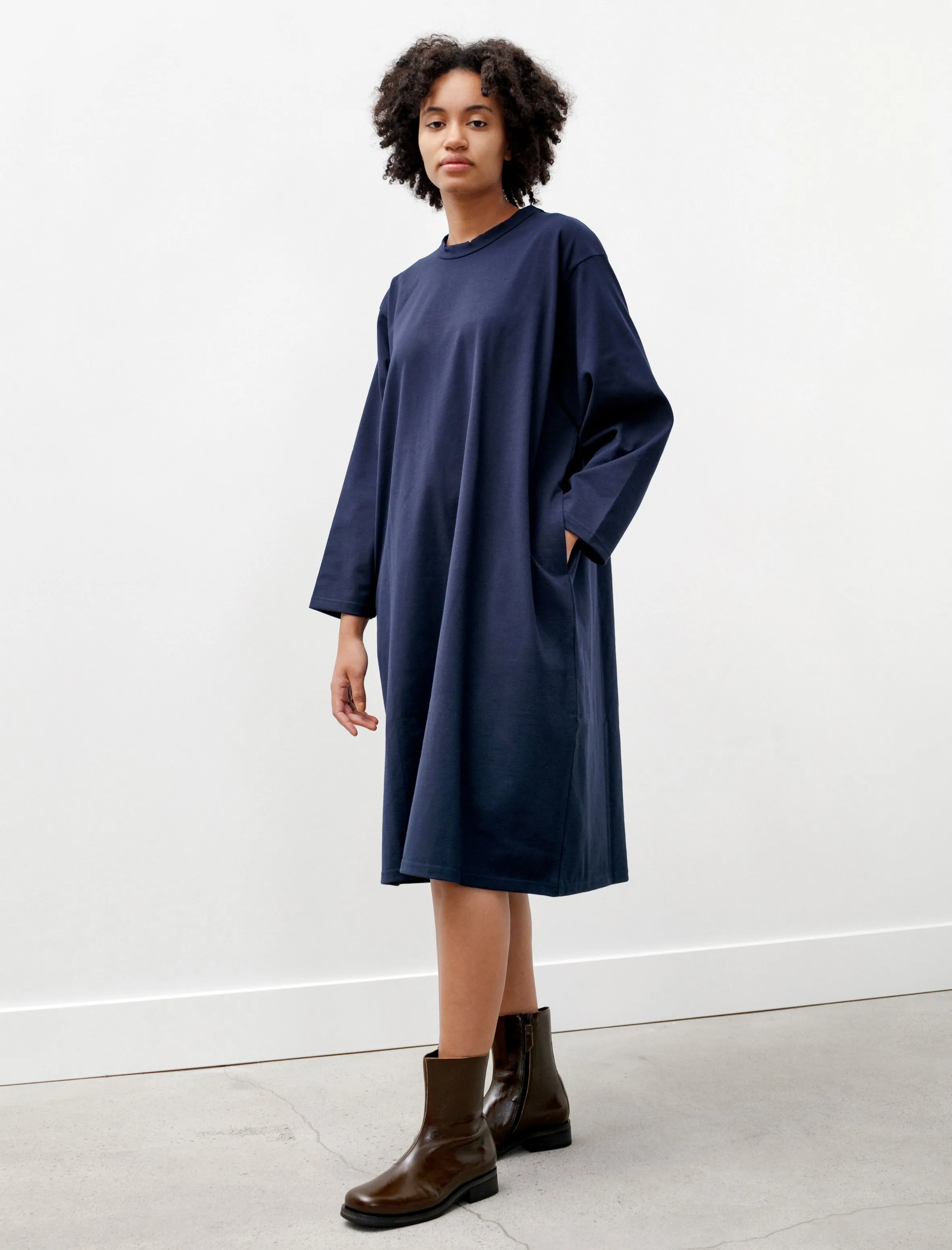 WR-13 T9 Jersey Dress Sea High-Quality Fabric FlatlockStitching