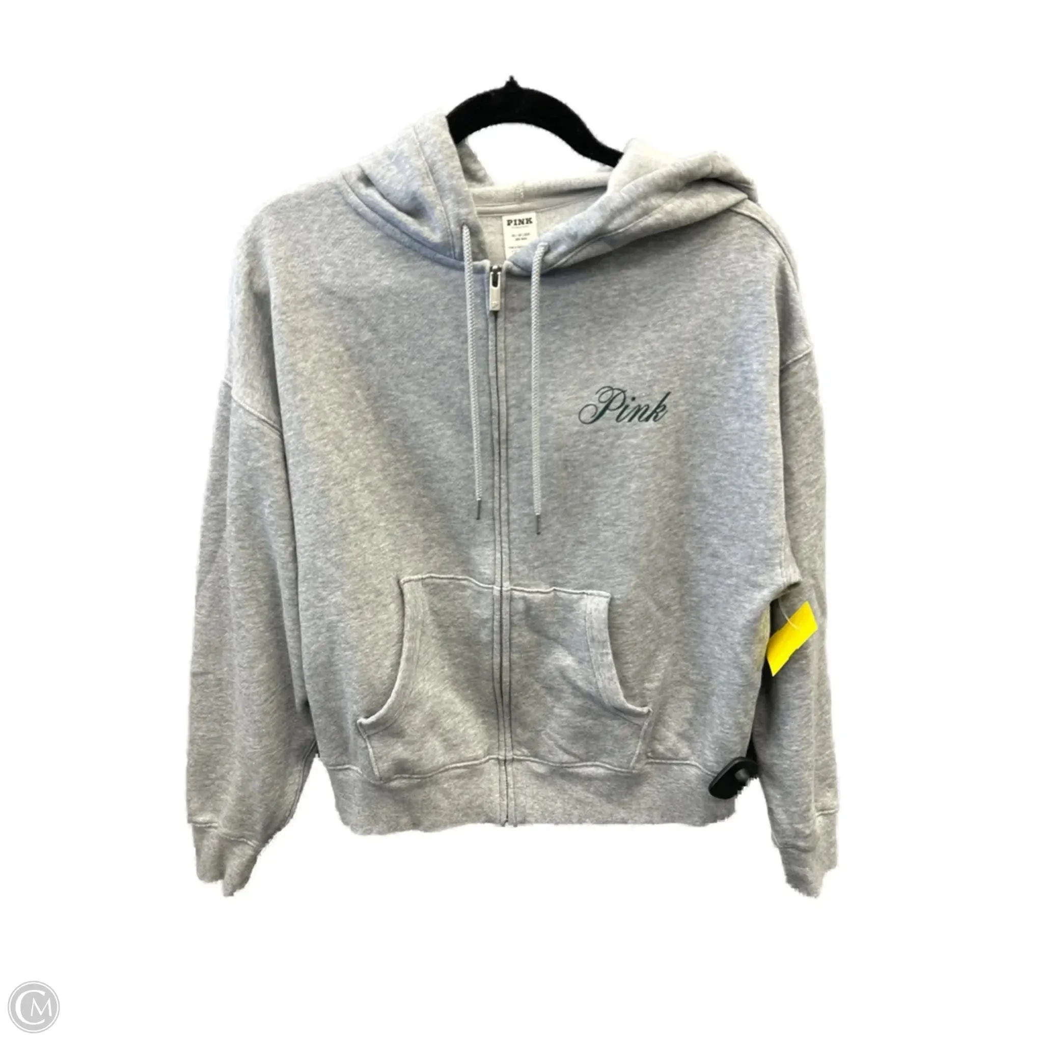 Sweatshirt Hoodie By Pink In Grey, Size: Xs China Cool