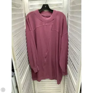 Fast Fit Cozy Pullover Sweatshirt Crewneck By Lululemon In Mauve, Size: Xl