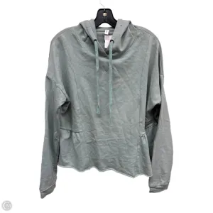 ComfortWaistband Sweatshirt Hoodie By Wishlist In Green, Size: M
