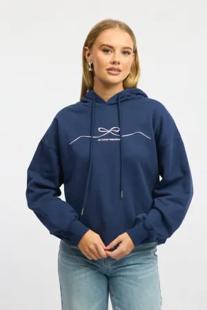 Blue Graphic Hoodie wrinkle free Smart Hoodie