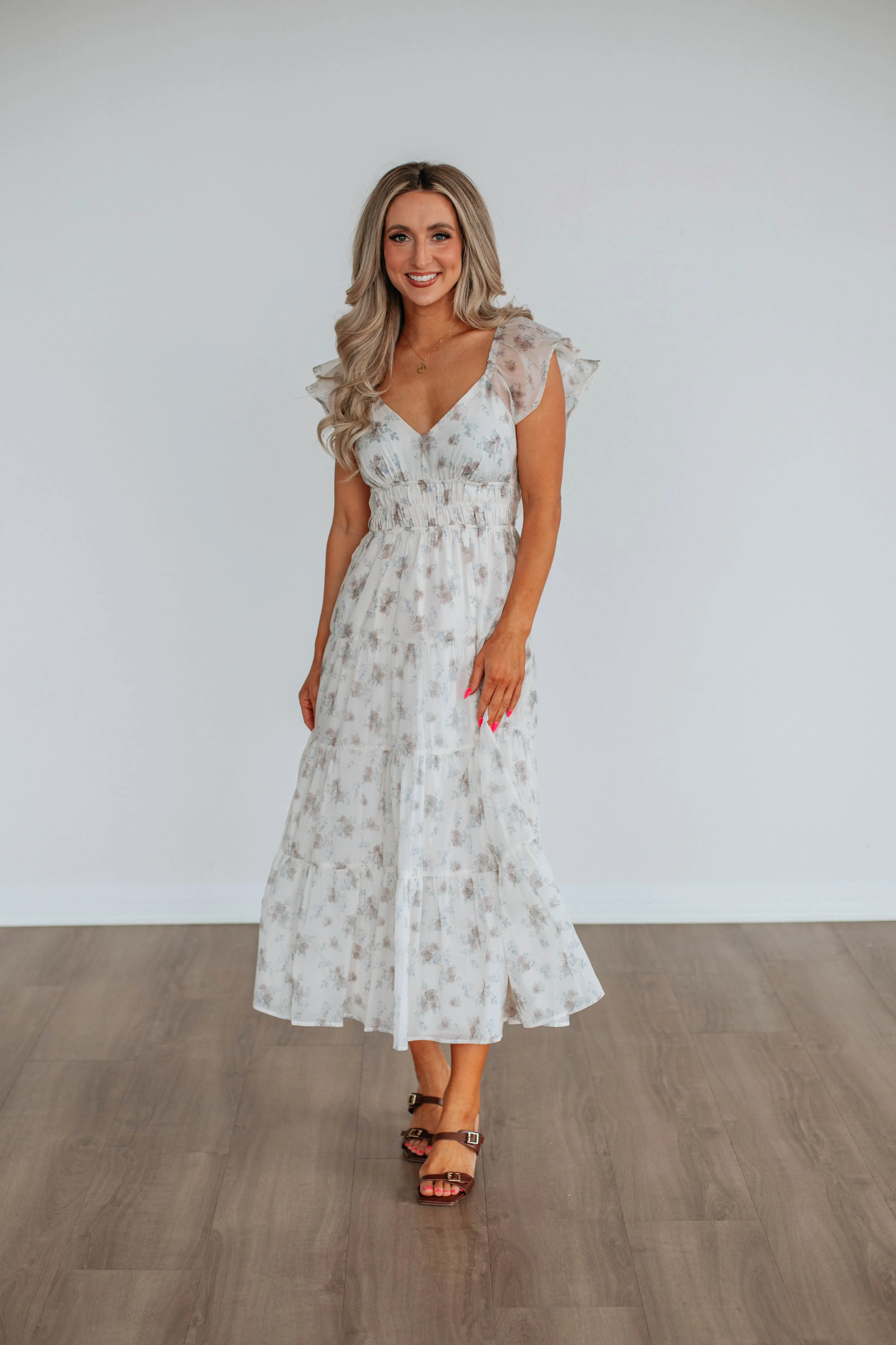 Charming Fit Kindra Floral Dress