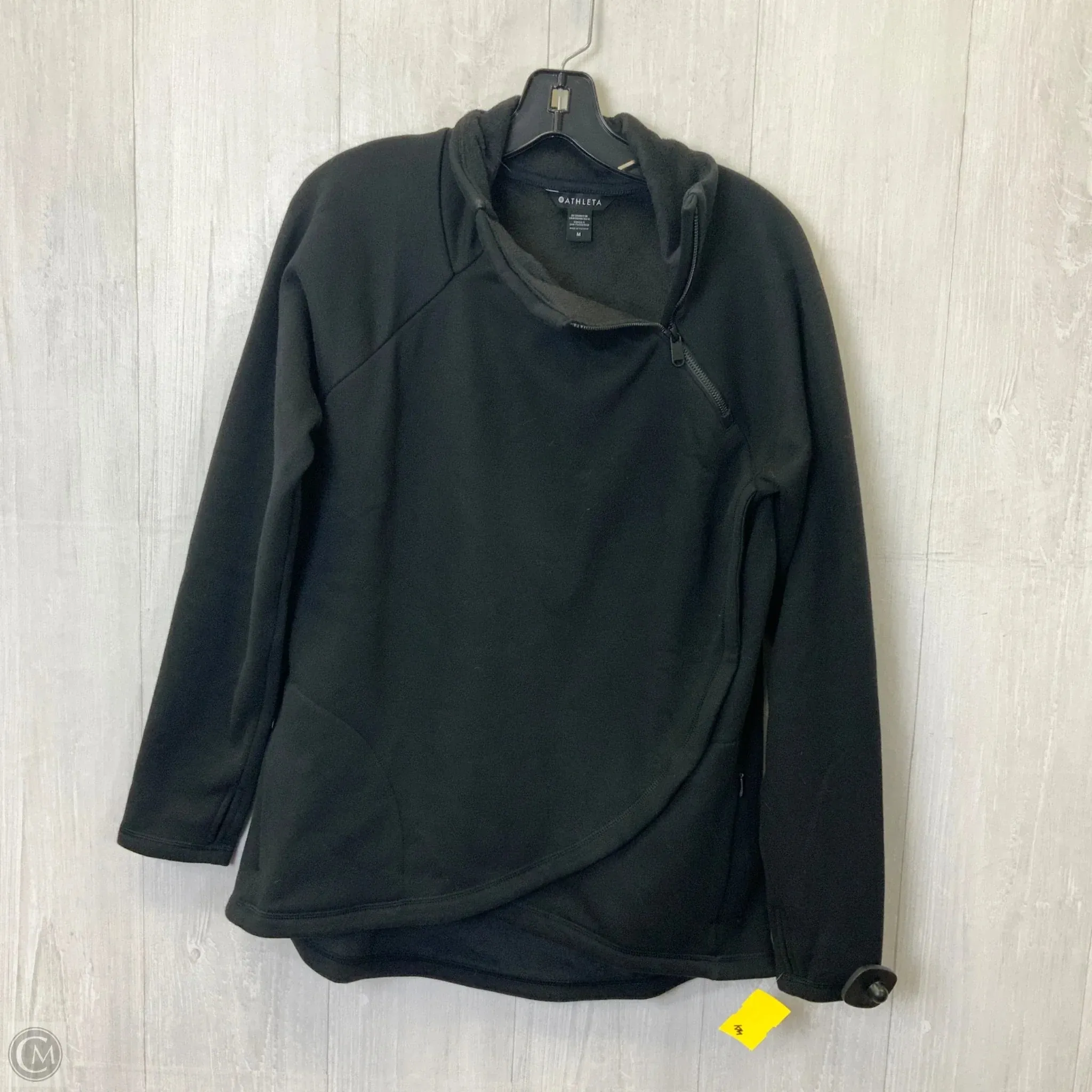 Sweatshirt Collar By Athleta In Black, Size: M AntiPilling