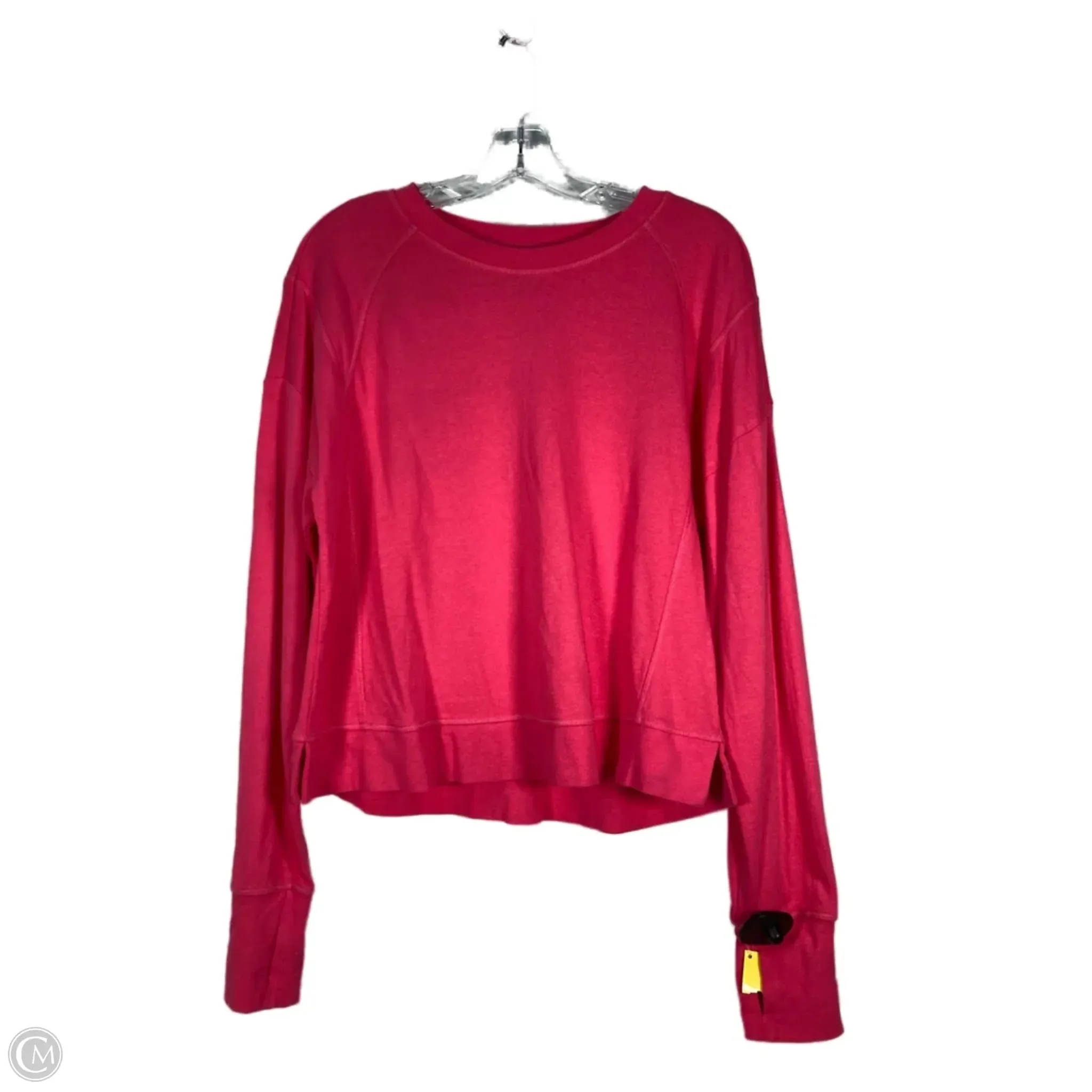 Model Edge WrinkleResistantClothing Sweatshirt Crewneck By Sweaty Betty In Pink, Size: M