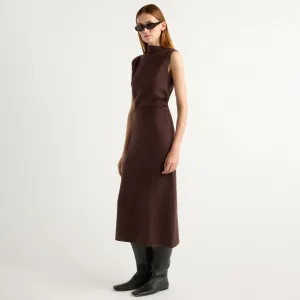 Star Fit Abel Asymmetric-Neck Dress