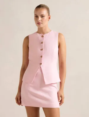 AntiSnag Threading Sport Glow Saylor Linen Mini Skirt