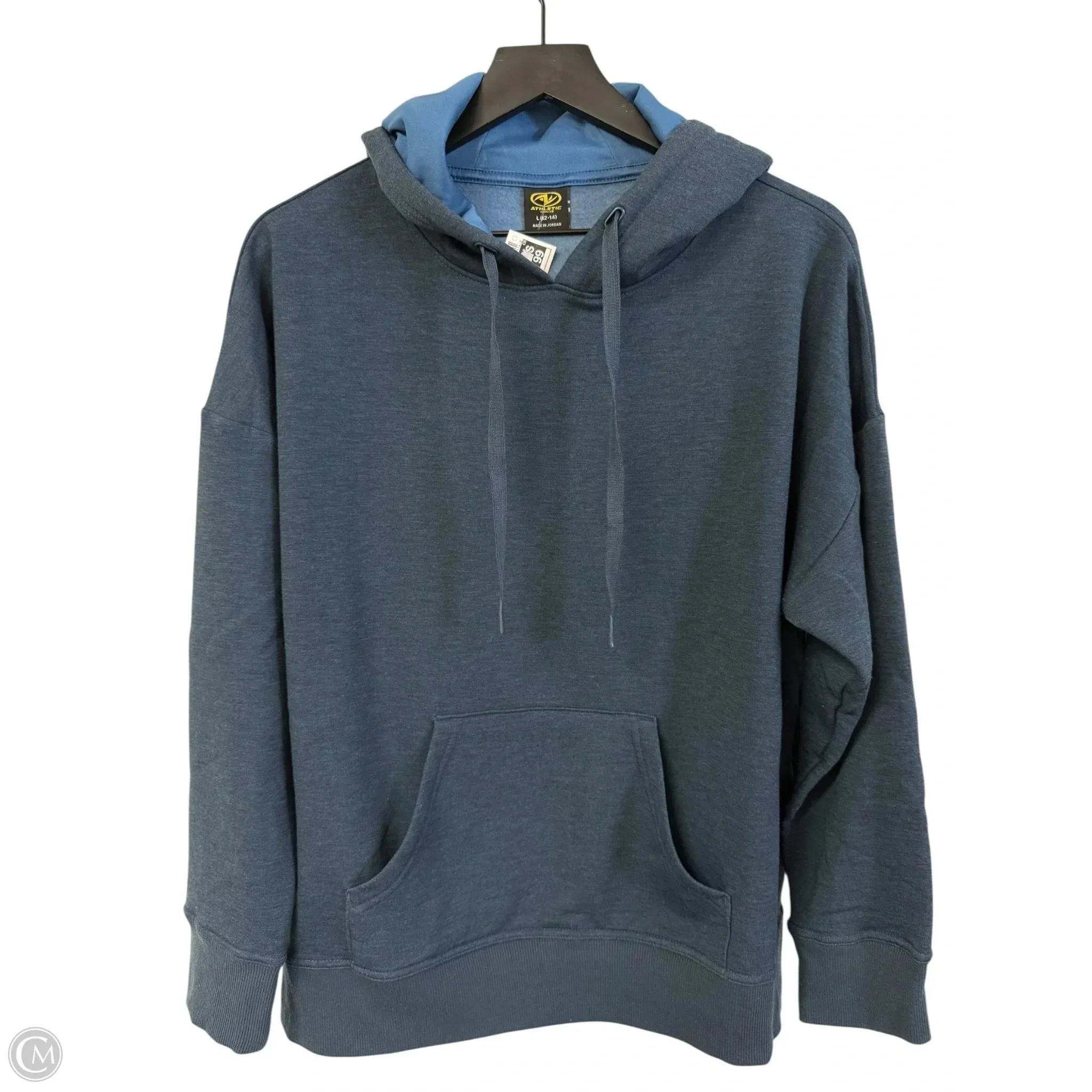 Sweatshirt Hoodie By Athletic Works In Navy, Size: L Quiet Luxury