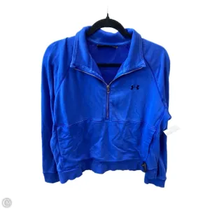 Athletic Sweatshirt Collar By Under Armour In Blue, Size: L Hotel Style Muse Edge