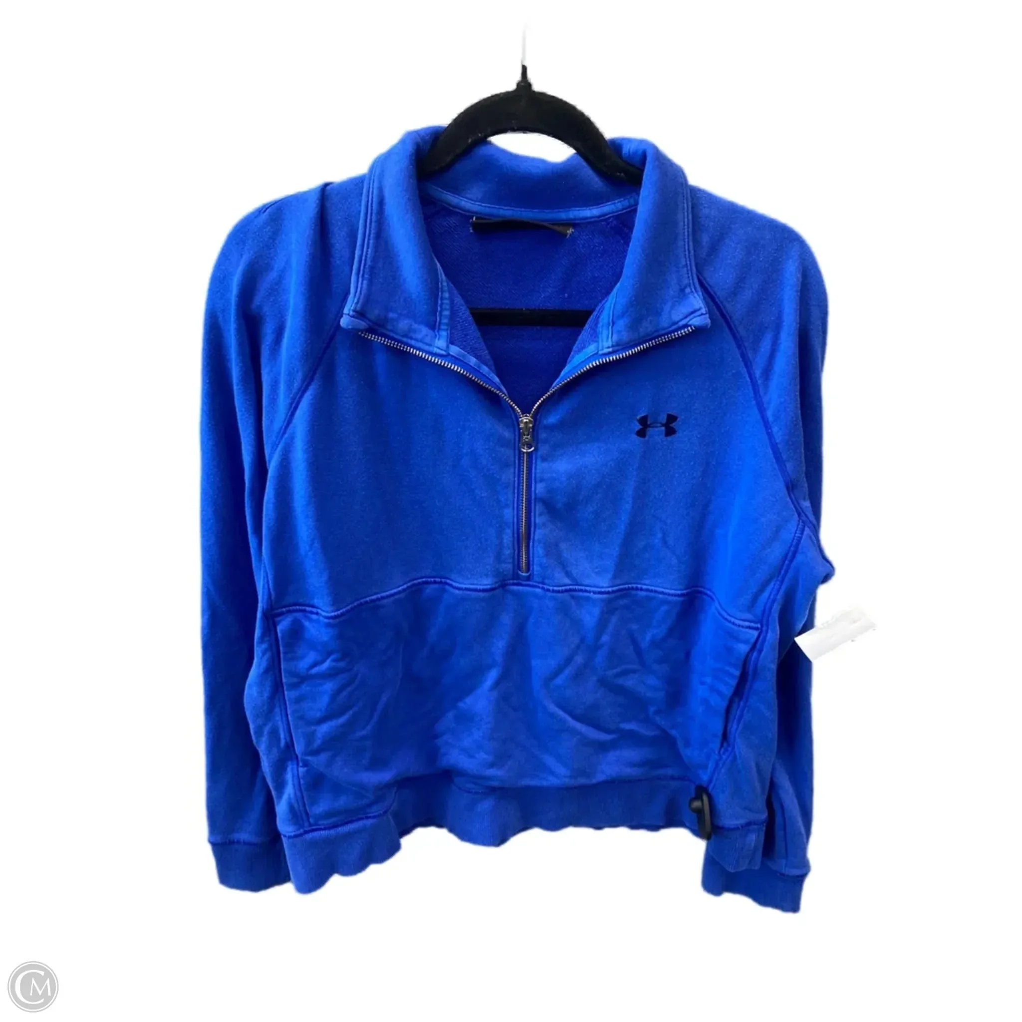 Athletic Sweatshirt Collar By Under Armour In Blue, Size: L Hotel Style Muse Edge