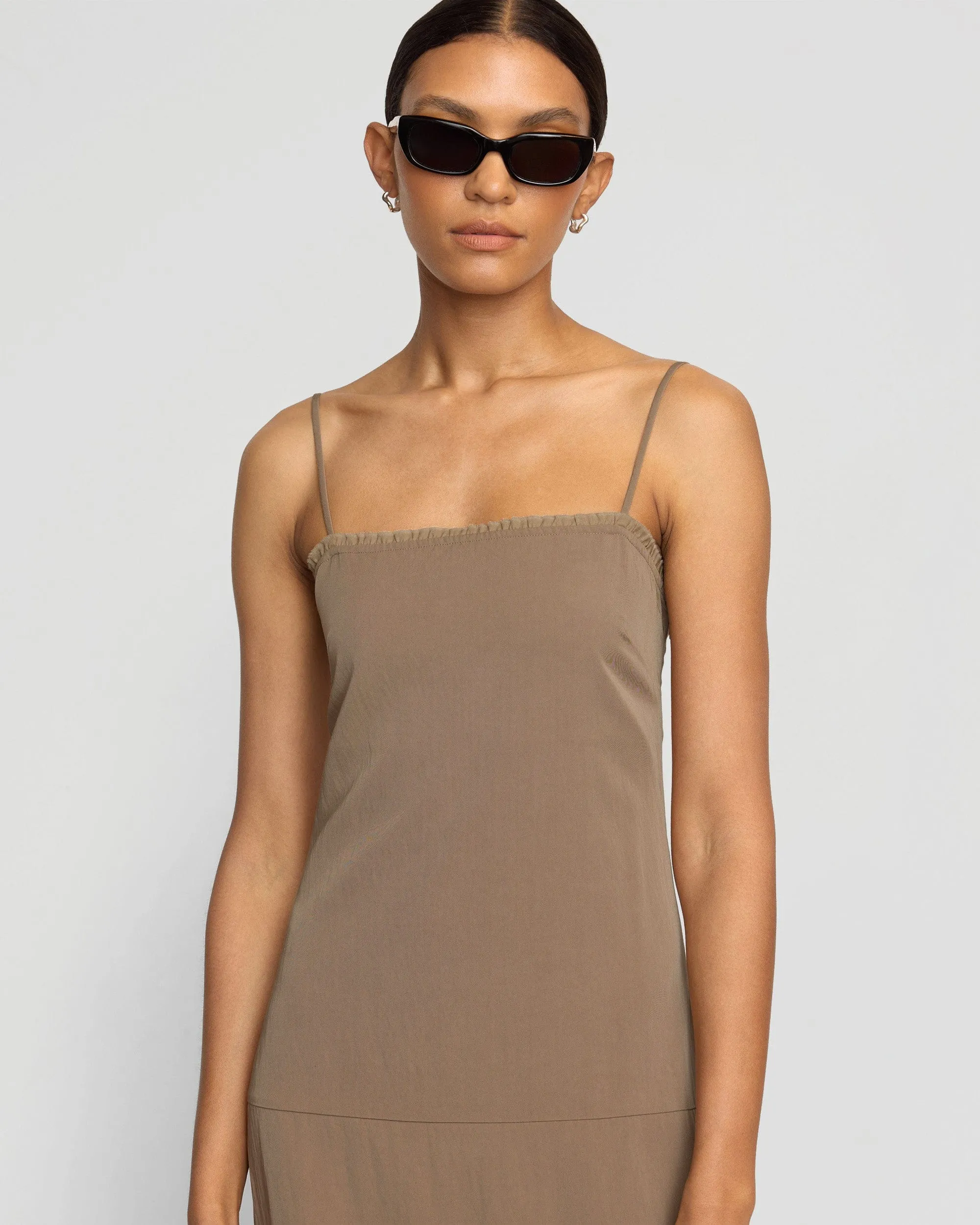 Lisette Square-Neck Cami Dress Stage Feel