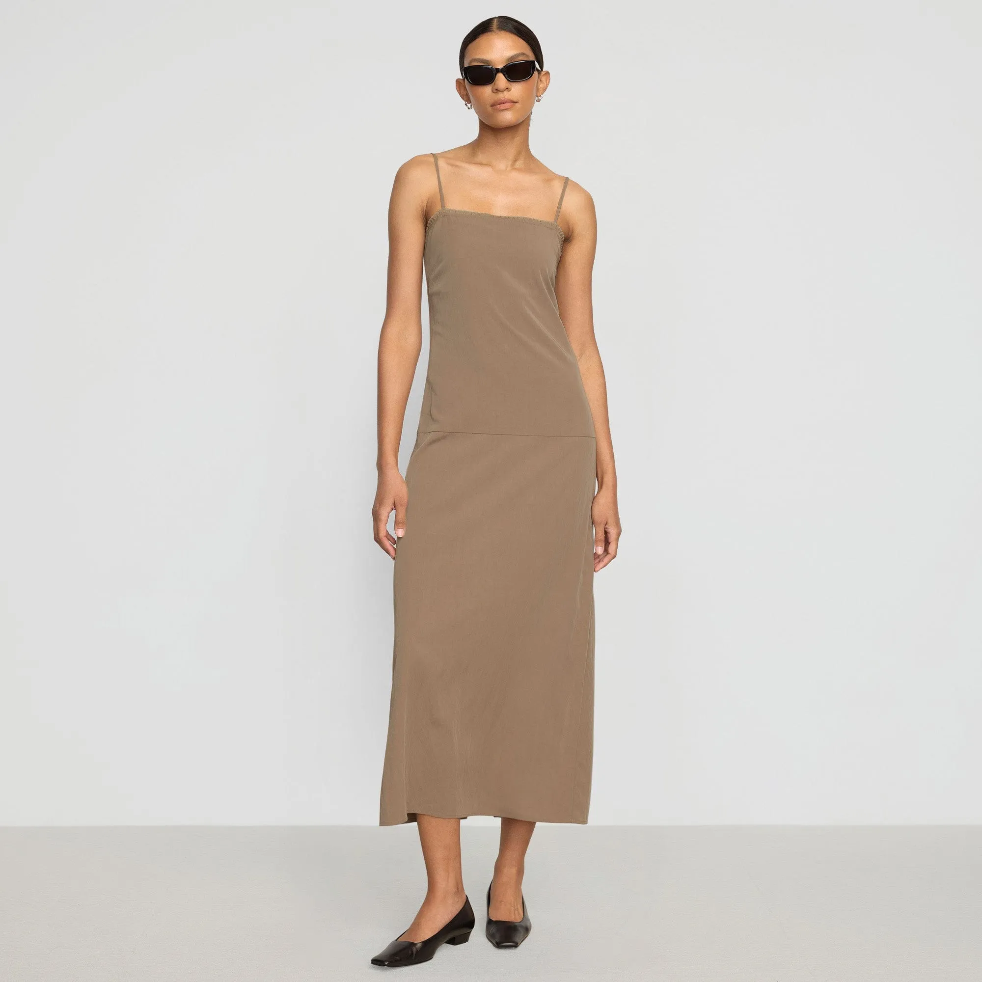 LightweightMaterial Zero Core Lisette Square-Neck Cami Dress