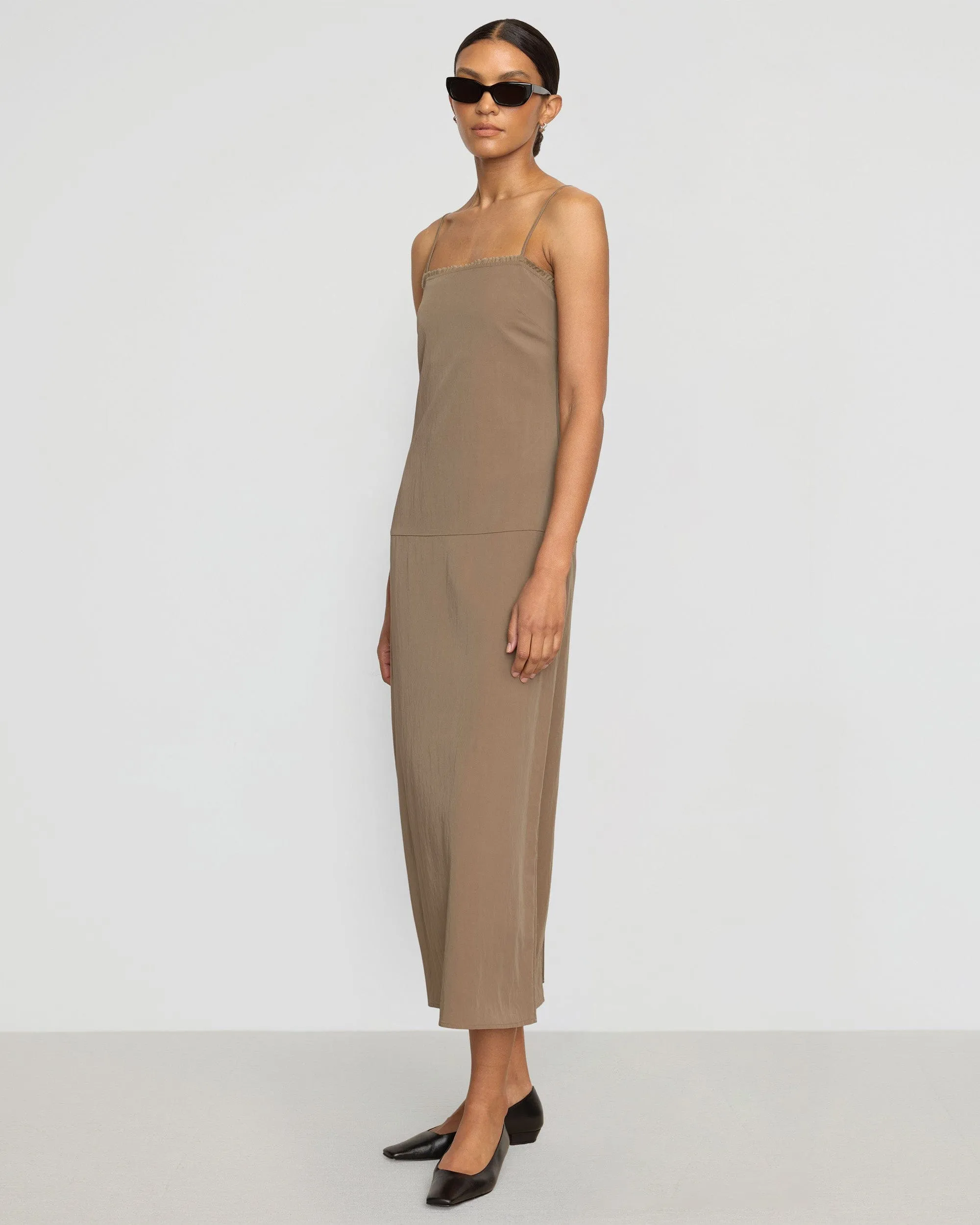 Comfortable Pants Outdoor Comfort Lisette Square-Neck Cami Dress