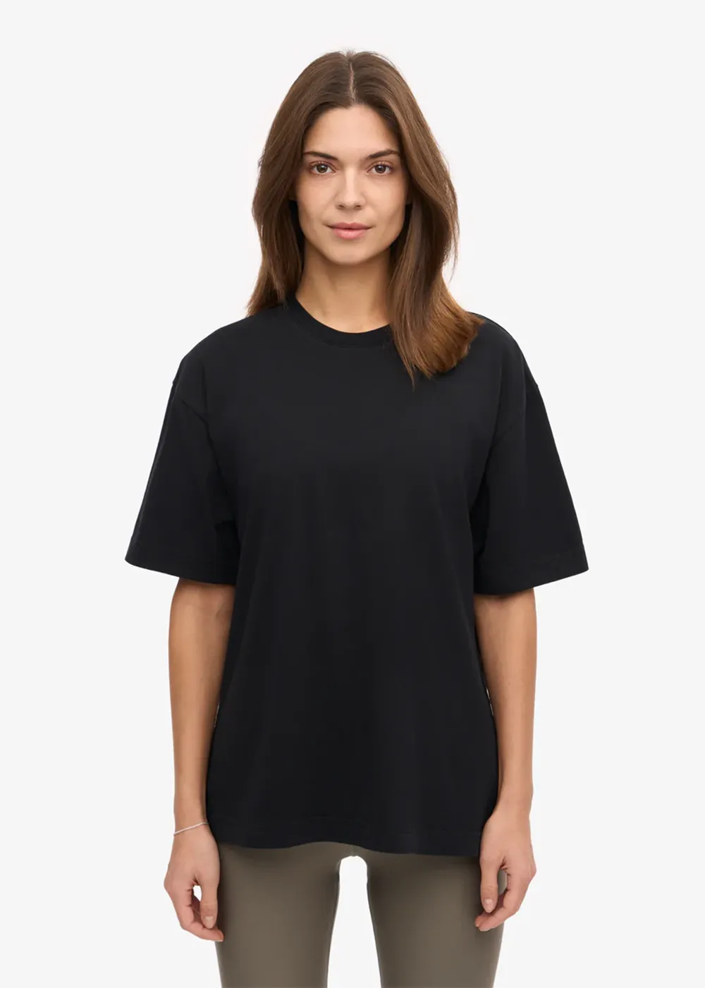 Oversized Organic T-Shirt Stylish Glossy Look