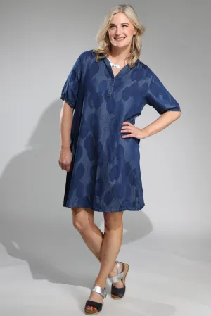 QuickRelease Closures DoubleLayerReinforcement Printed Tencel Dress | LEAF | 6642A1