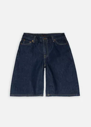factory work Meja Rinse Denim Shorts