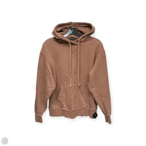 Sweatshirt Hoodie By Zara In Brown, Size: S AdaptiveFit TumbleDry Safe