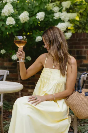 Lemon Spritz Dress Platinum Glow Tropical Path