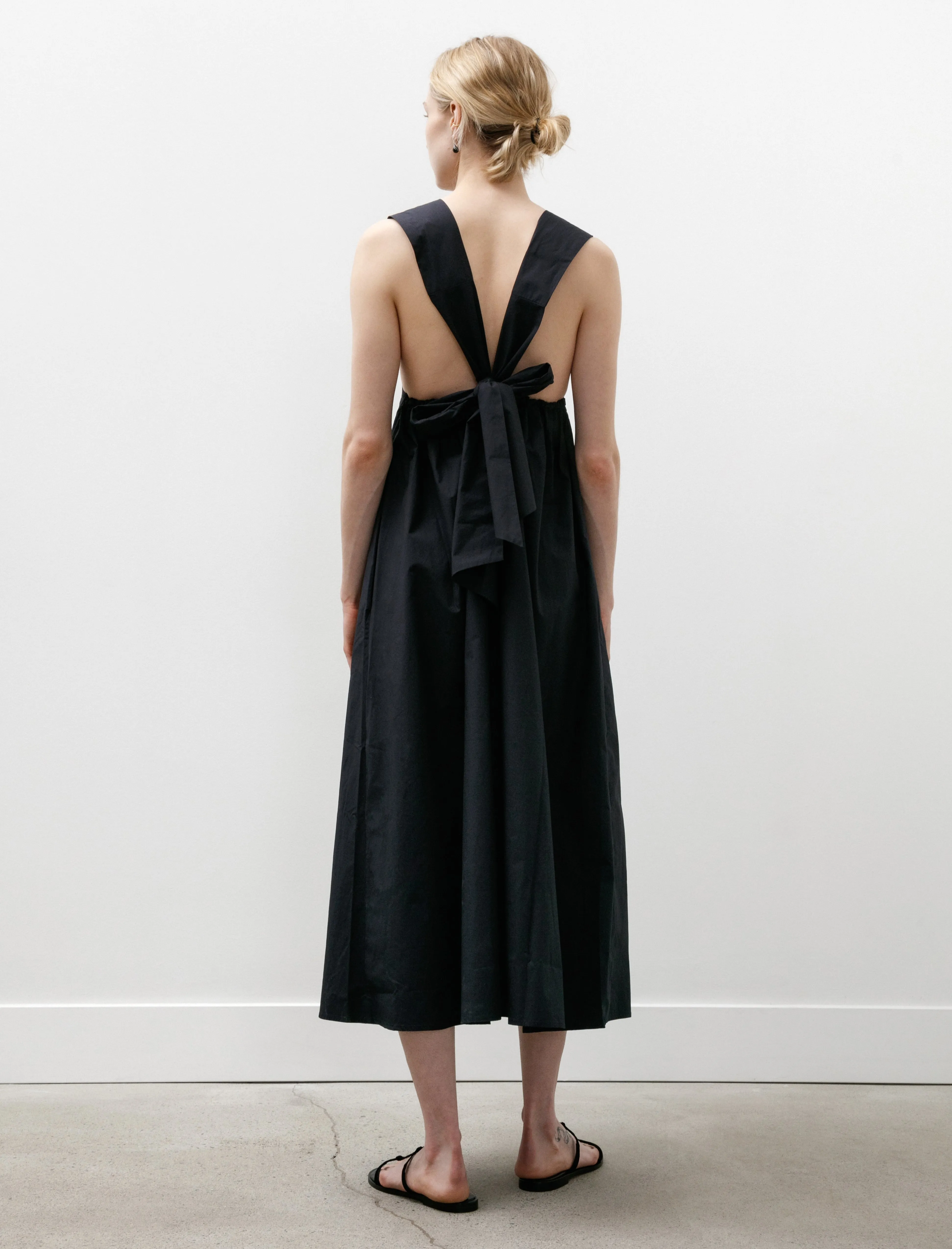 Cozy Layer Park Day Holly Dress Navy Cotton