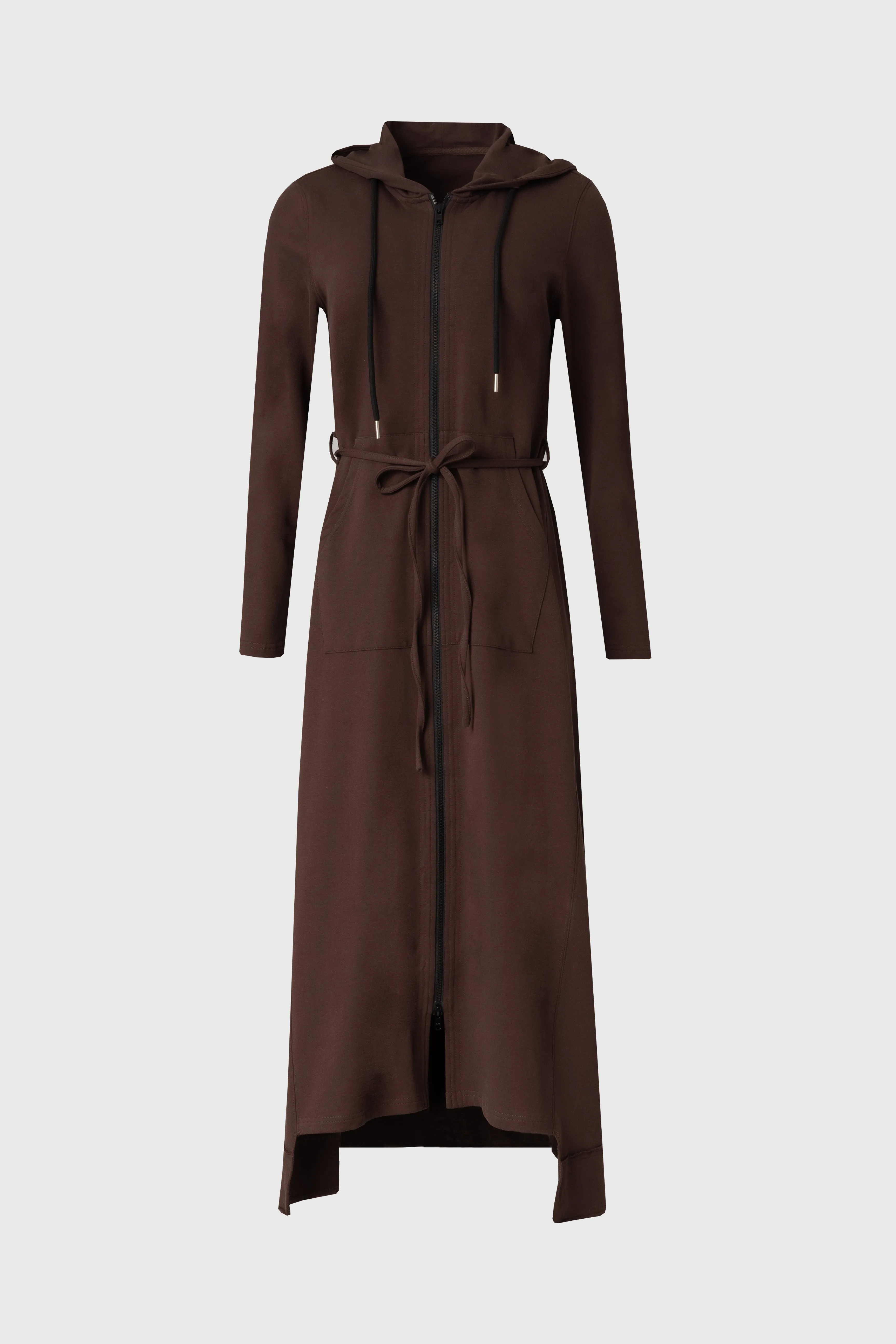 Brown Sweatshirt Maxi Dress Muse Edge