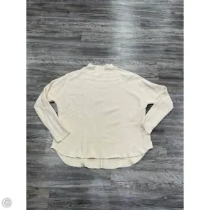 Ventilated Back Panels Sweatshirt Collar By perfectwhitetee In Cream, Size: M