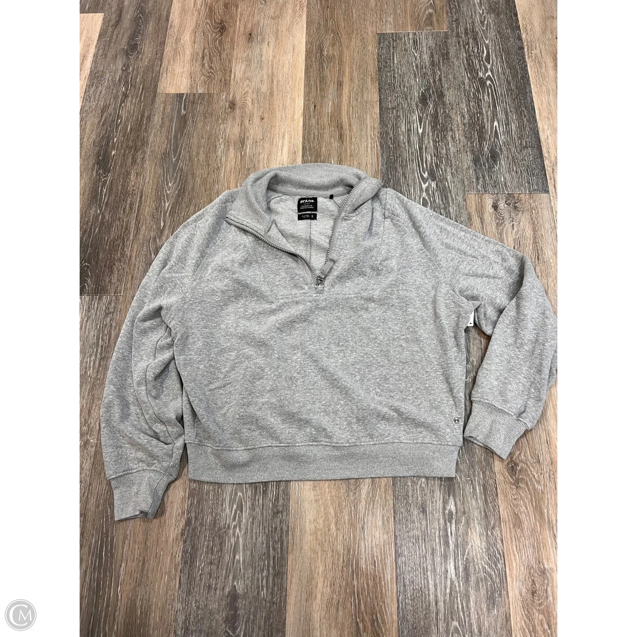 Sweatshirt Crewneck By Prana In Grey, Size: S AntiPillingTechnology Insulated Jacket