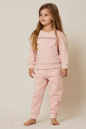 All Day Wear Pink Kids Track Pants