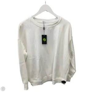 Sweatshirt Crewneck By Clothes Mentor In White, Size: L QuickPackable Design