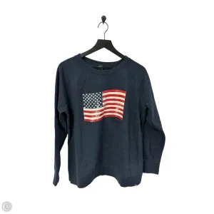 Sweatshirt Crewneck By Eddie Bauer In Navy, Size: Xl Earth Fit