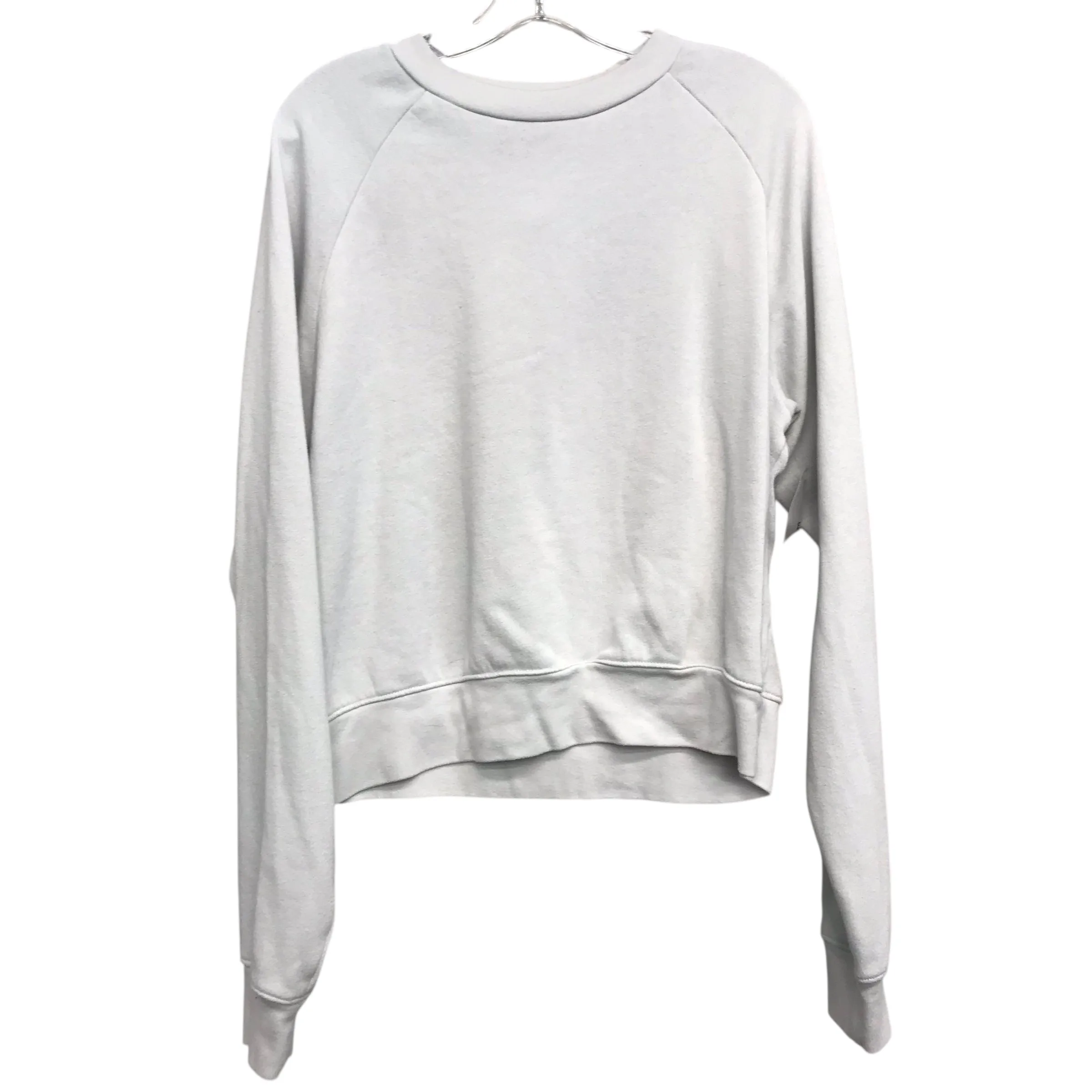 Comfort waistband ShapeRetentionCloth Sweatshirt Crewneck By Urban Outfitters In Grey, Size:M