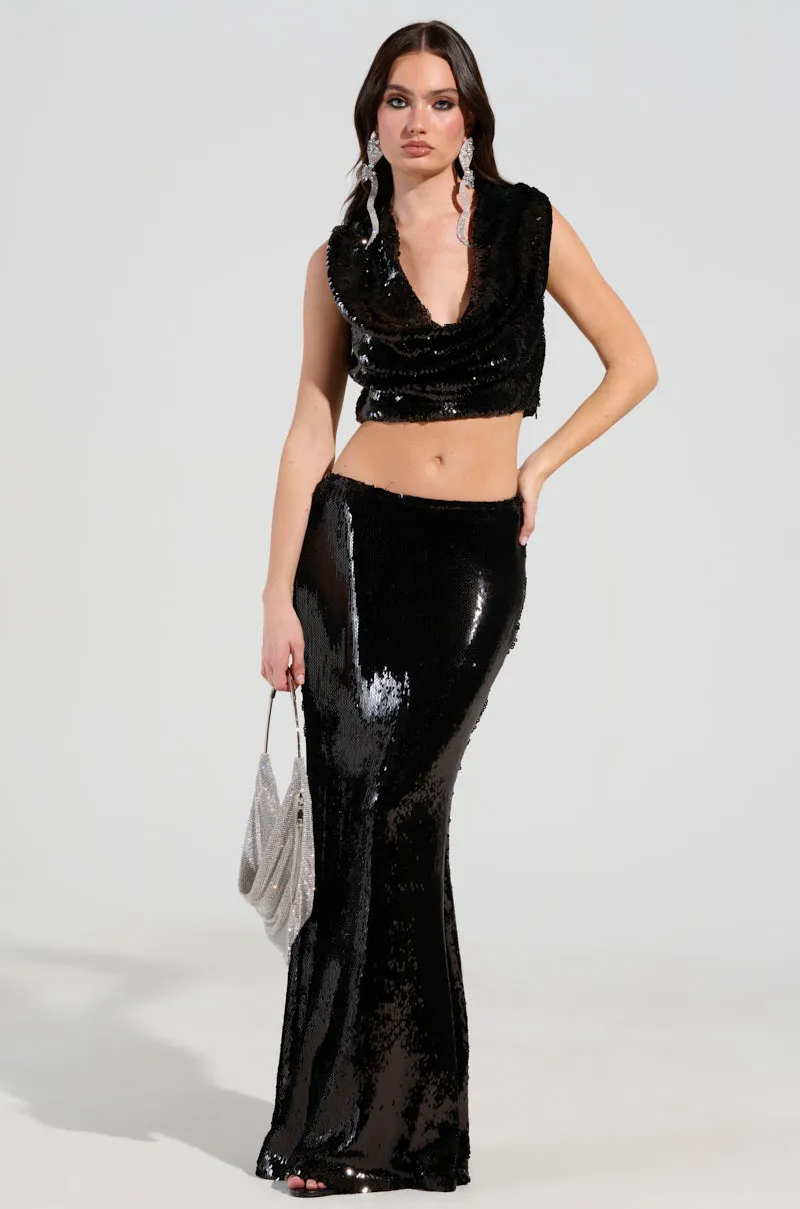 Stay Smooth PARTY IN THE CITY CROP TOP IN BLACK