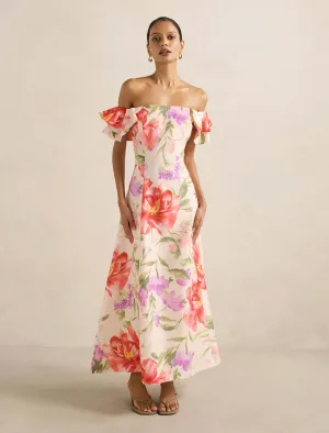 Alora Petite Ruffle Maxi Dress Grace Flow