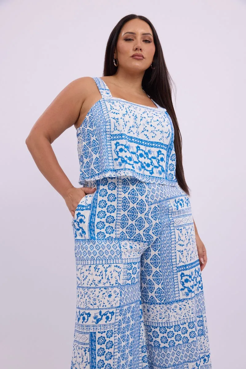 With its elegant lines this dress offers a sophisticated look that never goes out of fashion White Boho Jumpsuit Sleeveless Linen Blend
