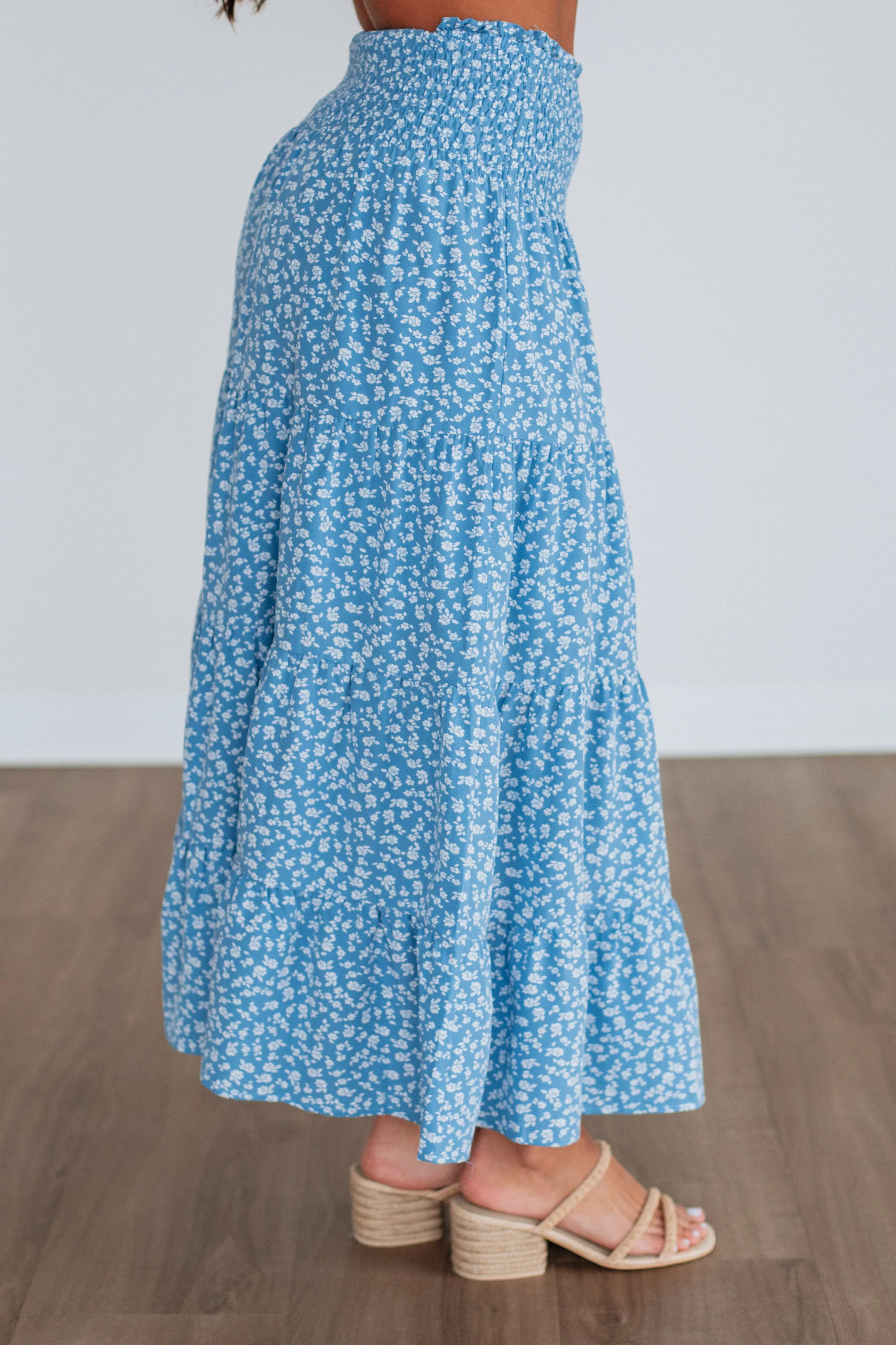 Elissa Floral Skirt Year Round Style Crisp Finish