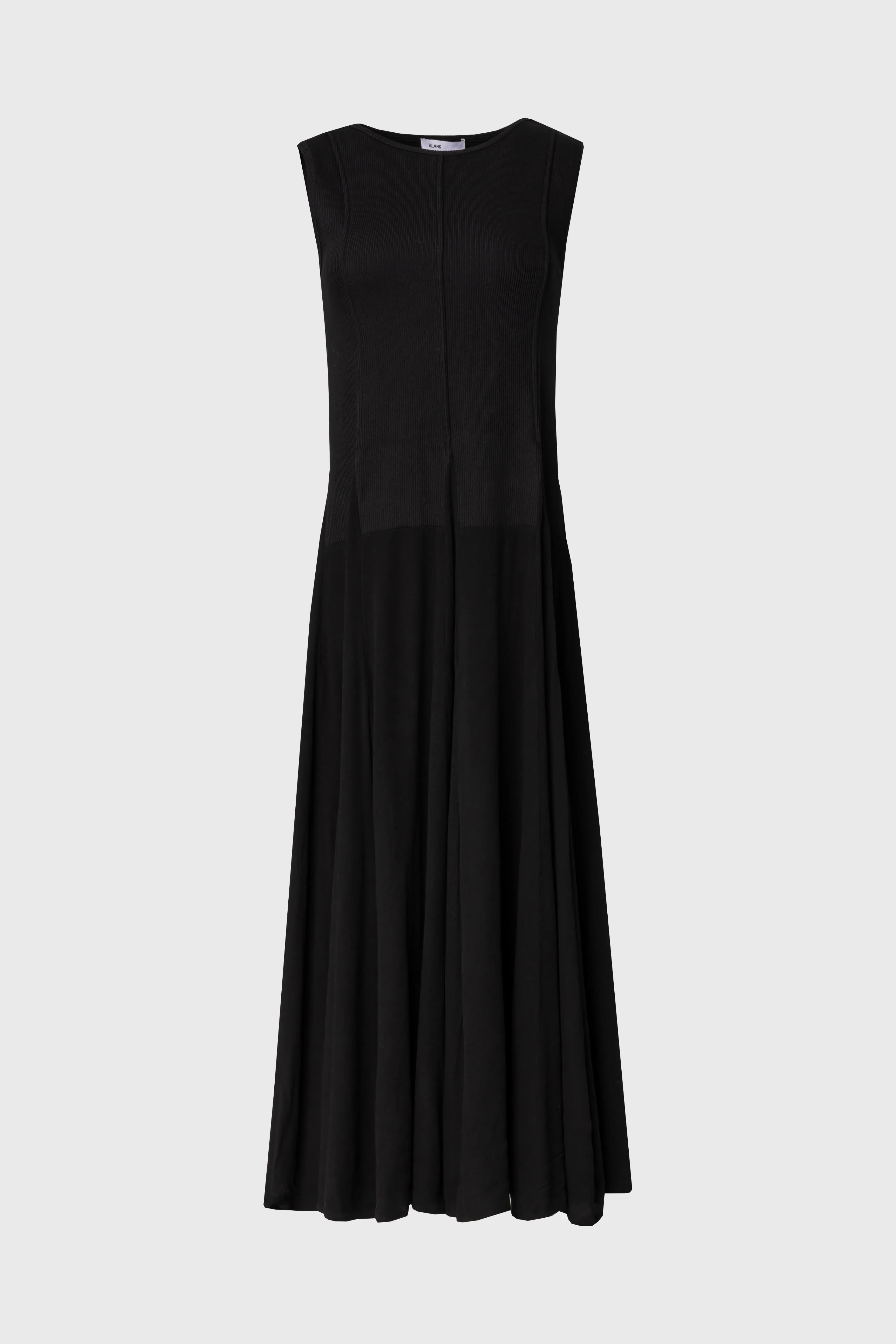 Black Fabric Combo Jumper TactileStitching