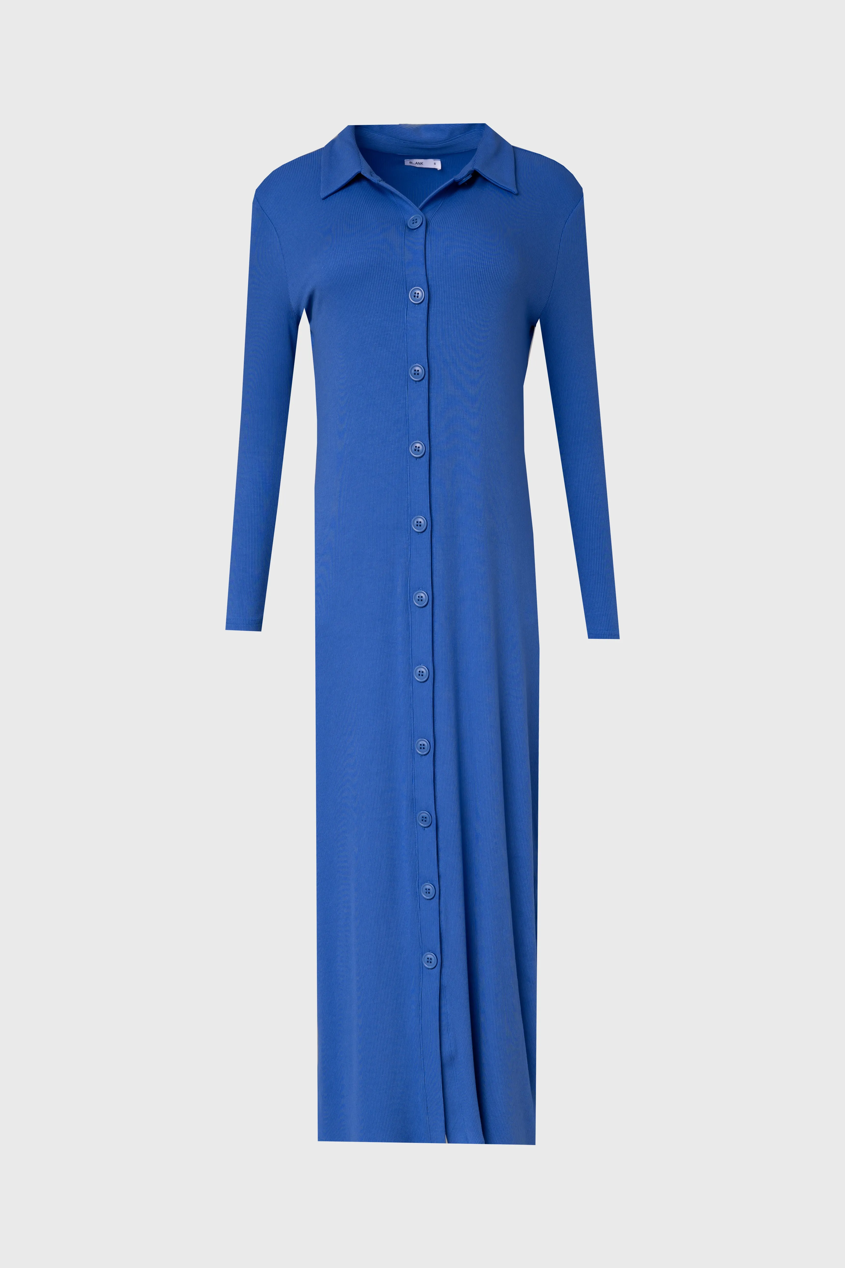 Nature Glow Cobalt Blue Cardi Maxi Dress