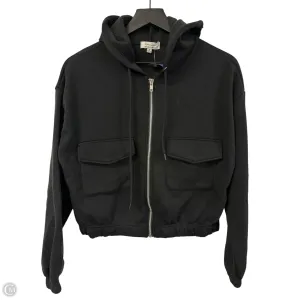 Morning Walk Casual Day Sweatshirt Hoodie By Clothes Mentor In Black, Size: M