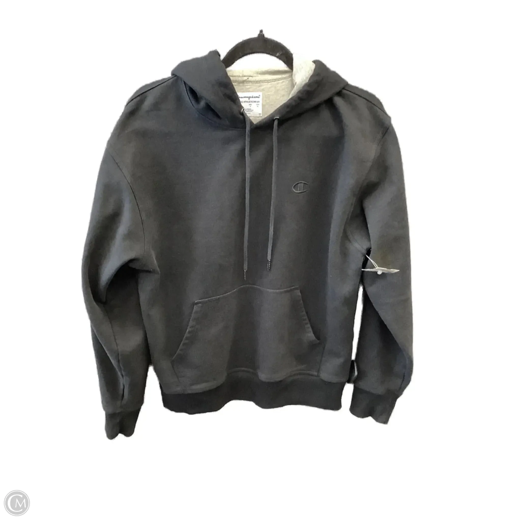 Icon Glow Lightweight clothing Athletic Sweatshirt Hoodie By Champion In Black, Size: M