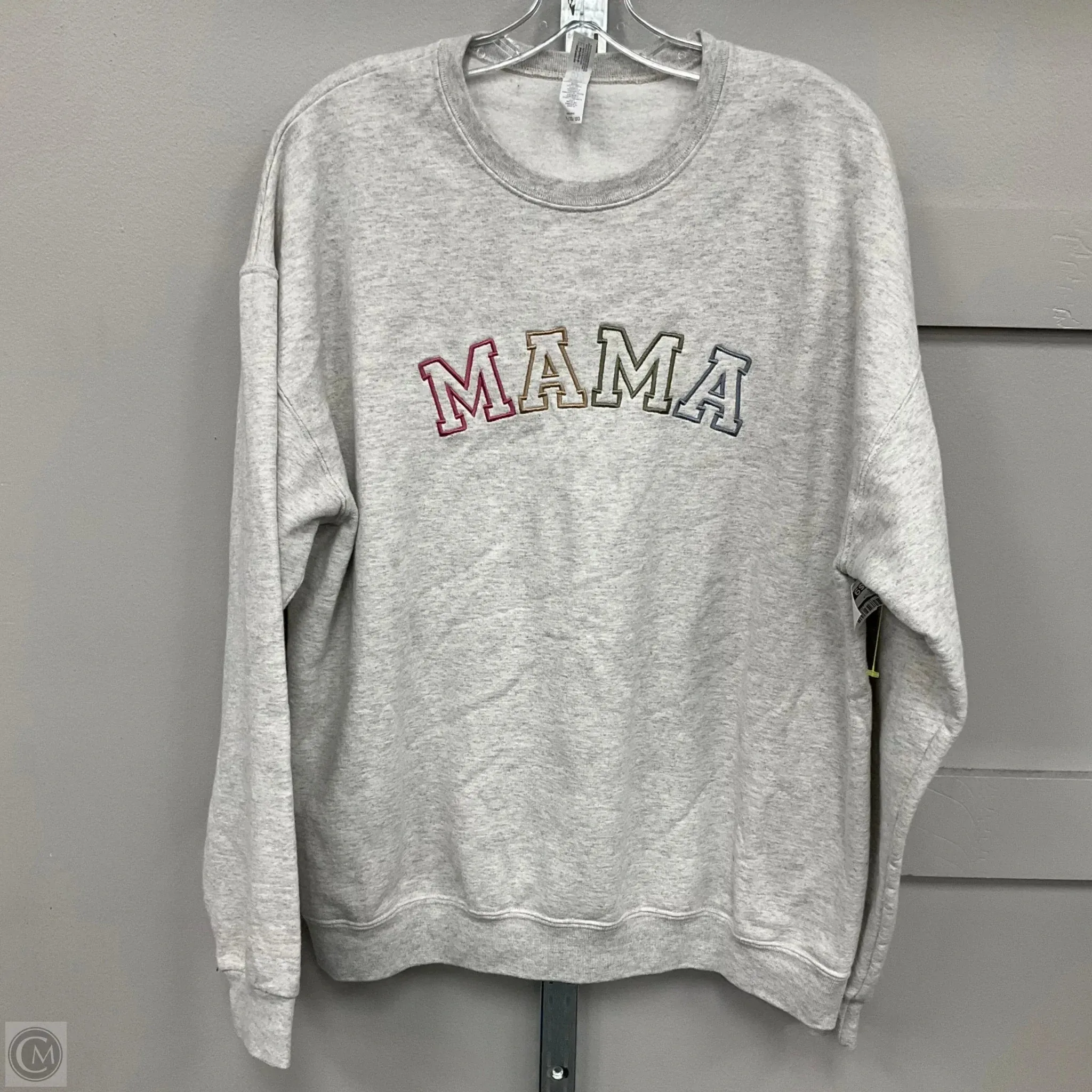 Sweatshirt Crewneck By Jerzees In Grey, Size: Xl VersatileCuff Casual Trousers