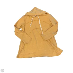 Sweatshirt Hoodie By Cmc In Yellow, Size: L StainRepellentSurface